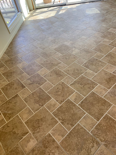 Natural stone entryway